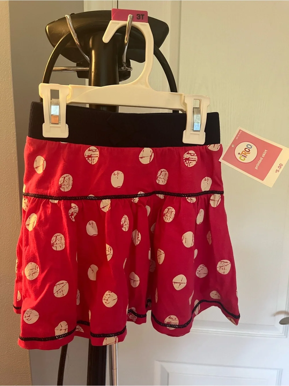 Circo Navy Blue Girls' Short-Sleeve Cupcake Appliqué Tee with skirt.
